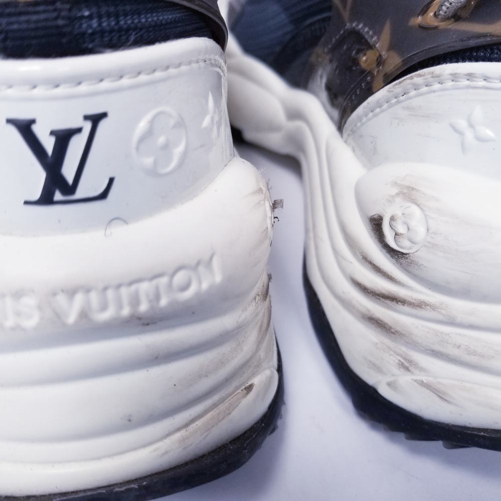 Louis Vuitton Navy and White Sneakers - Picture 7 of 7